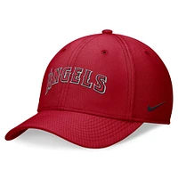 Men's Nike Red Los Angeles Angels Primetime Performance SwooshFlex Hat