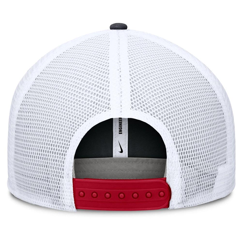 Men's Nike  Red Los Angeles Angels Pro Trucker Snapback Hat
