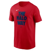 T-shirt Nike Los Angeles Angels Rally Rule pour homme rouge