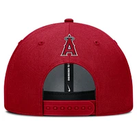Men's Nike Red Los Angeles Angels Rise Gaberdine Adjustable Hat