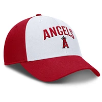 Casquette ajustable Nike blanche/rouge Los Angeles Angels Club Performance pour homme