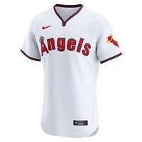 Men's Nike White Los Angeles Angels Alternate Vapor Premier Elite Patch Jersey