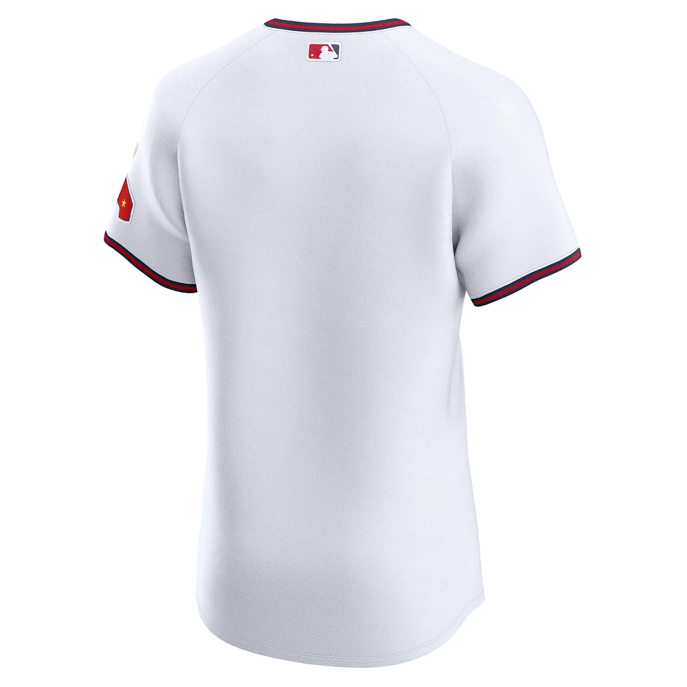 Maillot Nike Alternate Vapor Premier Elite Patch Los Angeles Angels blanc pour homme