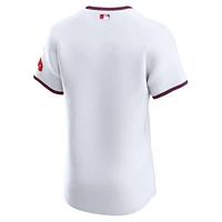 Men's Nike White Los Angeles Angels Alternate Vapor Premier Elite Patch Jersey