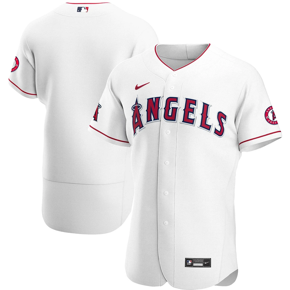 Men's Nike White Los Angeles Angels Home Authentic Team