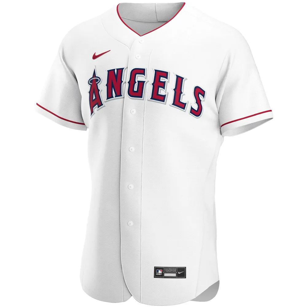 Maillot Nike Los Angeles Angels Home Authentic Team blanc pour homme