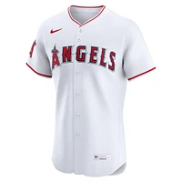 Maillot Nike blanc domicile Elite des Los Angeles Angels pour homme