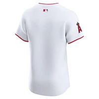 Maillot Nike blanc domicile Elite des Los Angeles Angels pour homme