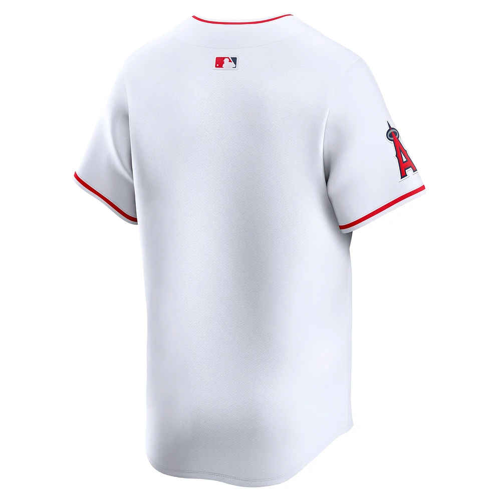Men's Nike White Los Angeles Angels Home Limited Jersey