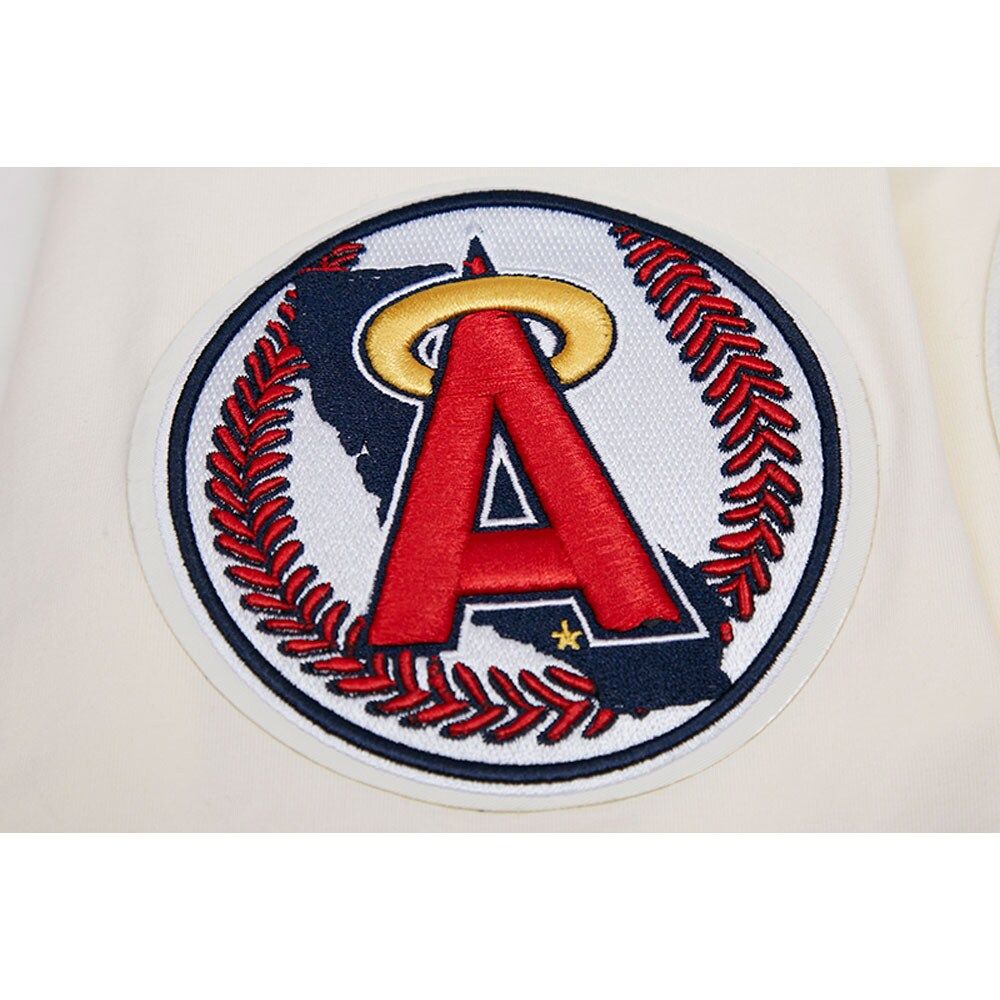 Los Angeles Angels Pro Standard Cooperstown Collection Old English T-Shirt  - Cream