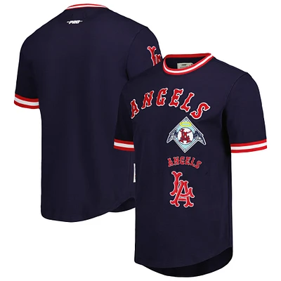 T-shirt classique rétro Los Angeles Angels Cooperstown Collection Pro Standard pour homme, bleu marine