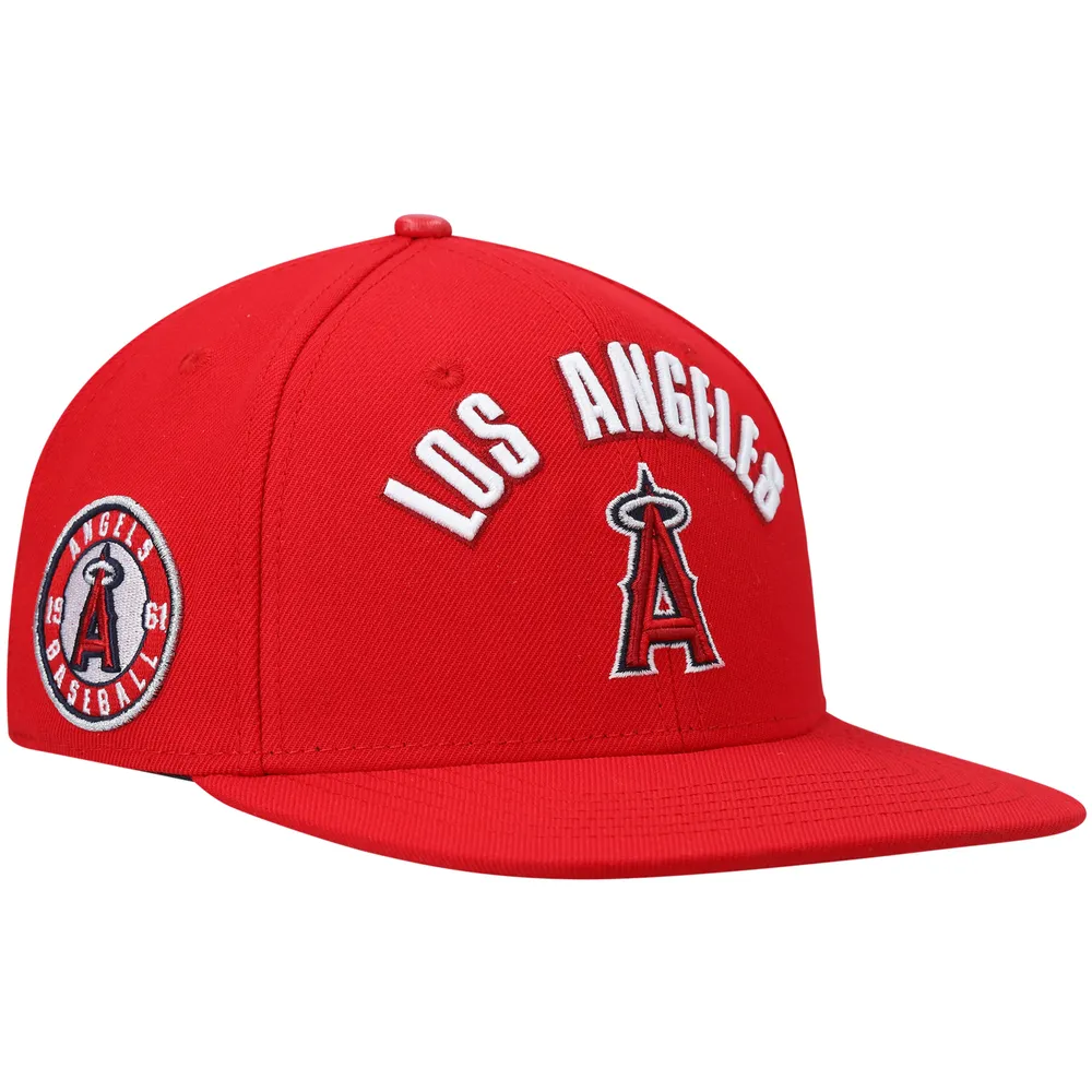 Los Angeles Angels '47 Dark Tropic Hitch Snapback Hat - White