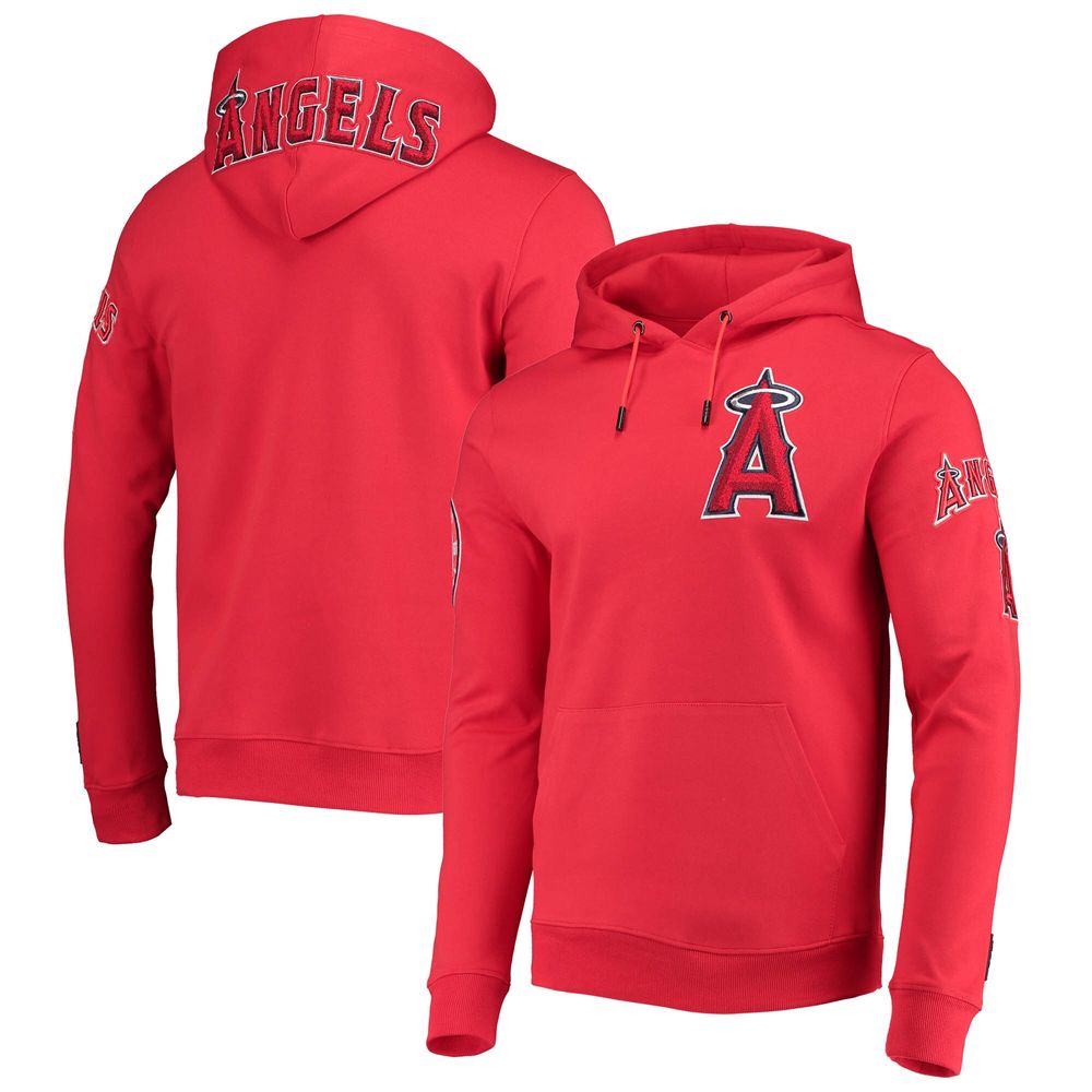 Men's Pro Standard Red Los Angeles Angels Team Logo Pullover Hoodie