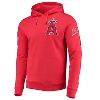 Men's Pro Standard Red Los Angeles Angels Team Logo Pullover Hoodie