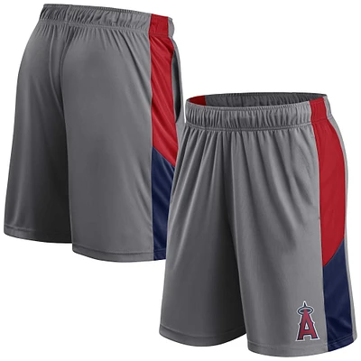 Short pour homme Profile Los Angeles Angels Team gris/bleu marine