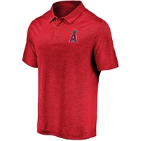 Polo léger rouge à logo principal emblématique des Los Angeles Angels pour homme