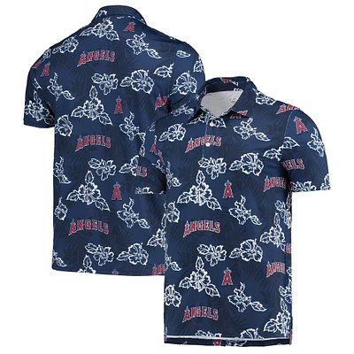 Polo Los Angeles Angels Performance Reyn Spooner pour homme bleu marine