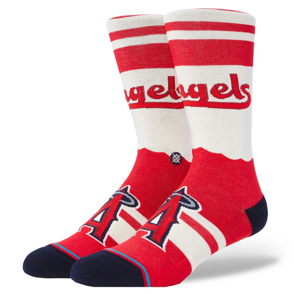 Lids Los Angeles Angels Stance 2022 City Connect Crew Socks - Red