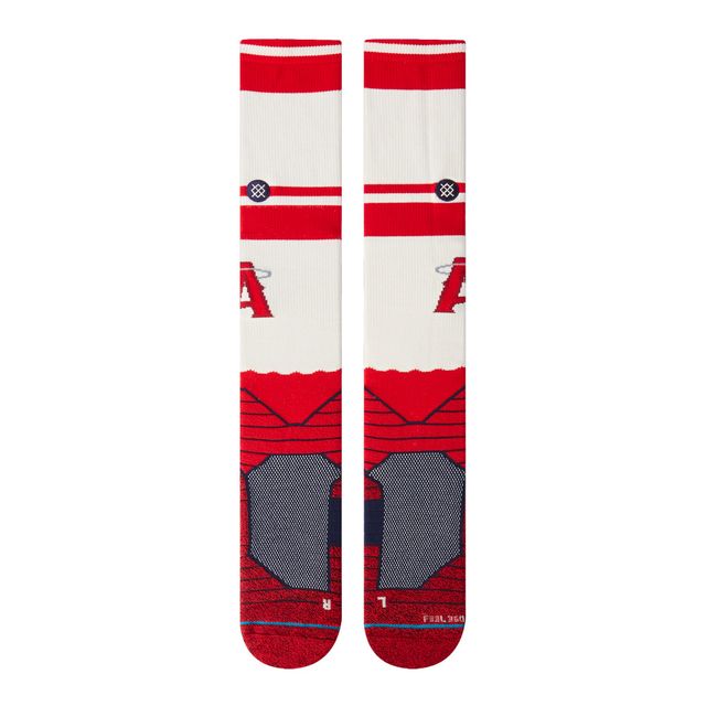 Chaussettes Stance rouges Los Angeles Angels 2022 City Connect pour hommes