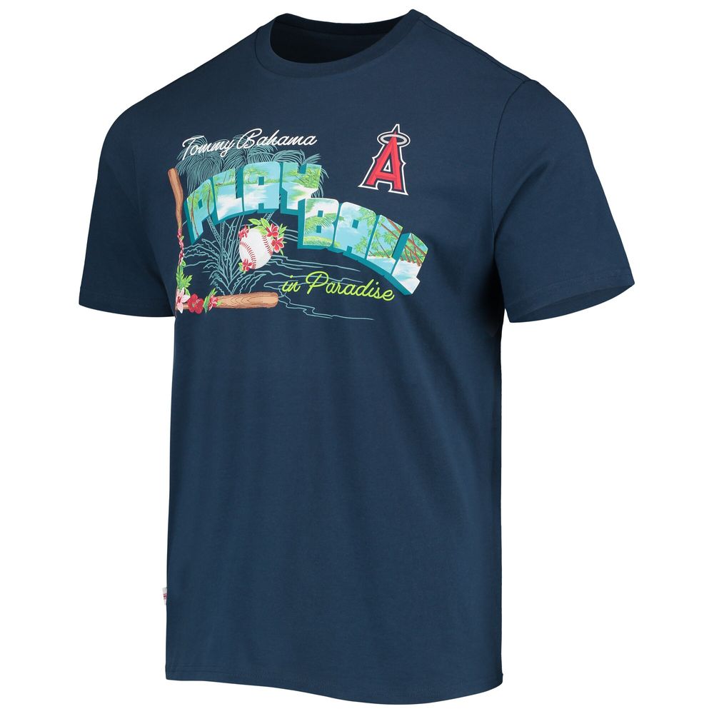 Men's Tommy Bahama Navy Los Angeles Angels Play Ball T-Shirt