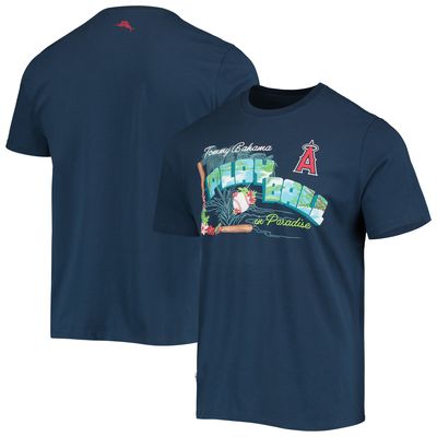 Men's Tommy Bahama Navy Los Angeles Angels Play Ball T-Shirt