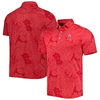 Polo Los Angeles Angels Blooms Tommy Bahama rouge pour homme