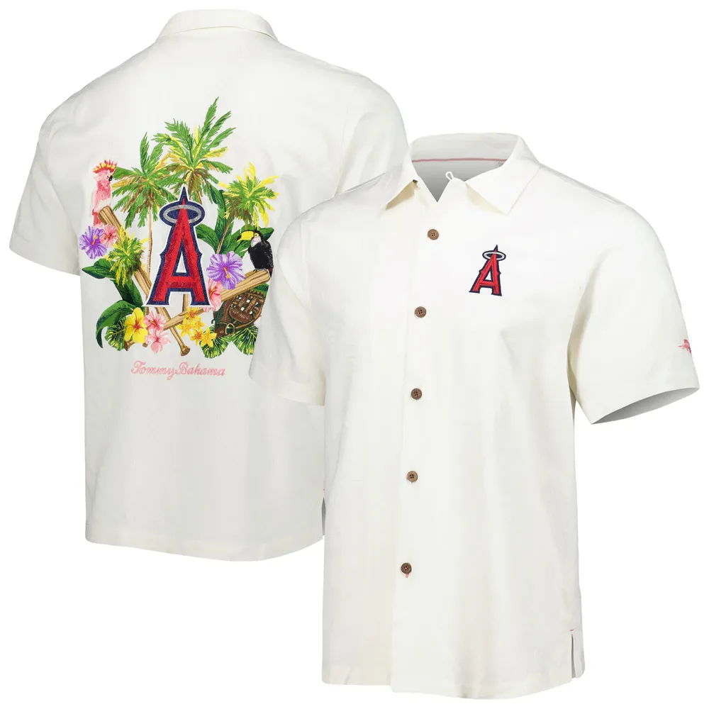 Lids Los Angeles Angels Tommy Bahama Go Big or Home Camp Button-Up