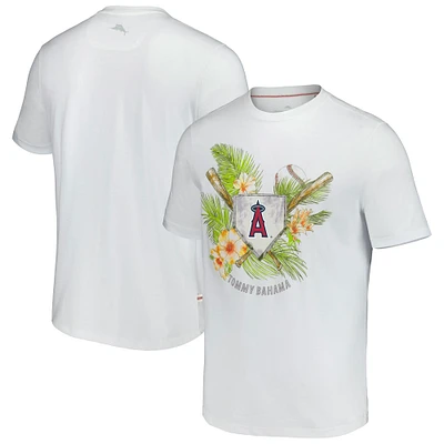 Men's Tommy Bahama  White Los Angeles Angels Island League T-Shirt