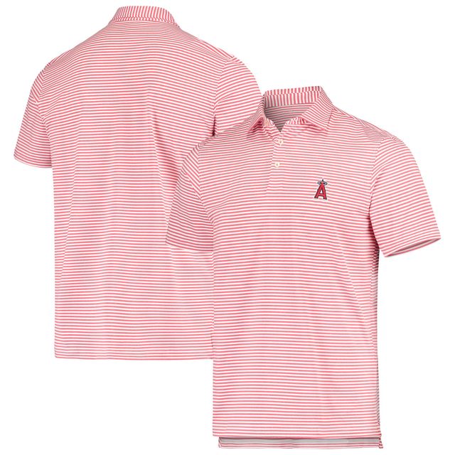 Polo Vineyard Vines Los Angeles Angels Heathered Winstead Sankaty rouge pour homme