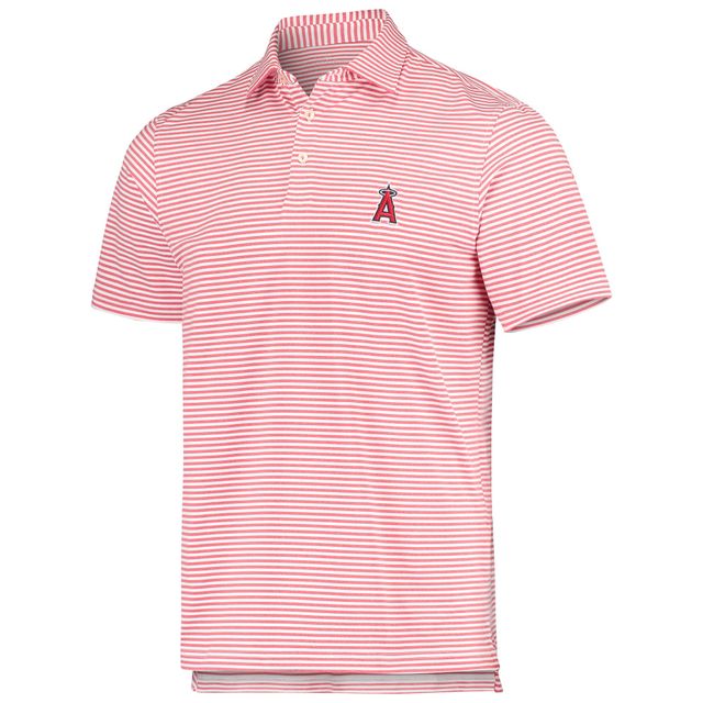 Polo Vineyard Vines Los Angeles Angels Heathered Winstead Sankaty rouge pour homme