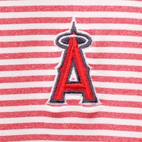 Men's Vineyard Vines Red Los Angeles Angels Heathered Winstead Sankaty Polo