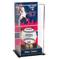 Mike Trout Los Angeles Angels 2019 MLB All-Star Game Gold Glove Vitrine avec image