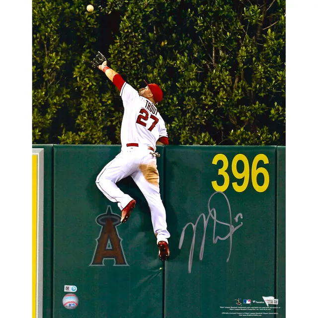 Mike Trout Autographed LA Angels Jersey with 14, 16, 19 AL MVP Inscr