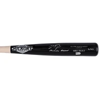 Batte de baseball Old Hickory dédicacée par Mike Trout des Los Angeles Angels avec inscription « Millville Meteor » - Édition limitée à 27 exemplaires