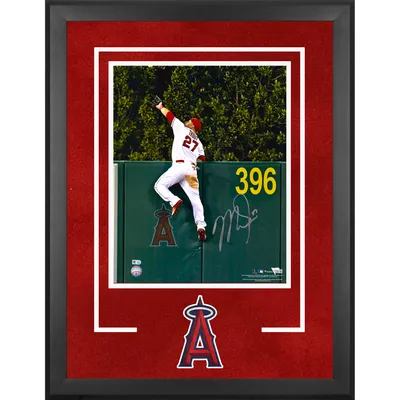 Mike Trout Los Angeles Angels Unsigned Fly Ball Catch Photograph