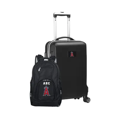 Los Angeles Angels MOJO Personalized Deluxe 2-Piece Backpack & Carry-On Set
