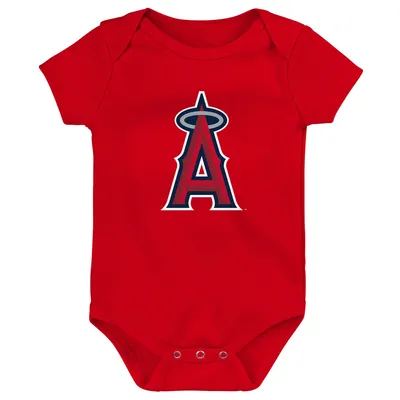 Los Angeles Angels Newborn & Infant Primary Team Logo Bodysuit - Red