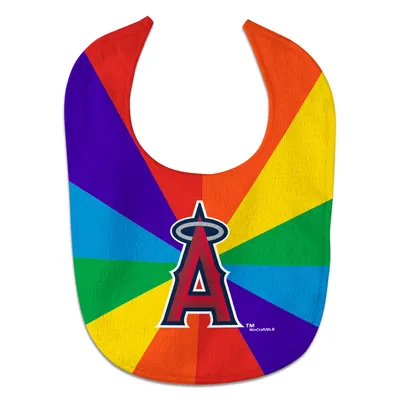 Los Angeles Angels WinCraft Newborn & Infant Rainbow Baby Bib