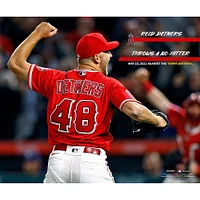 Reid Detmers Los Angeles Angels Unsigned No Hitter Fist Pump Photograph