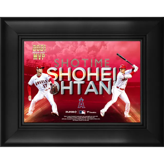 Lids Shohei Ohtani Los Angeles Angels Autographed Fanatics Authentic Framed  Majestic Replica Jersey Shadowbox