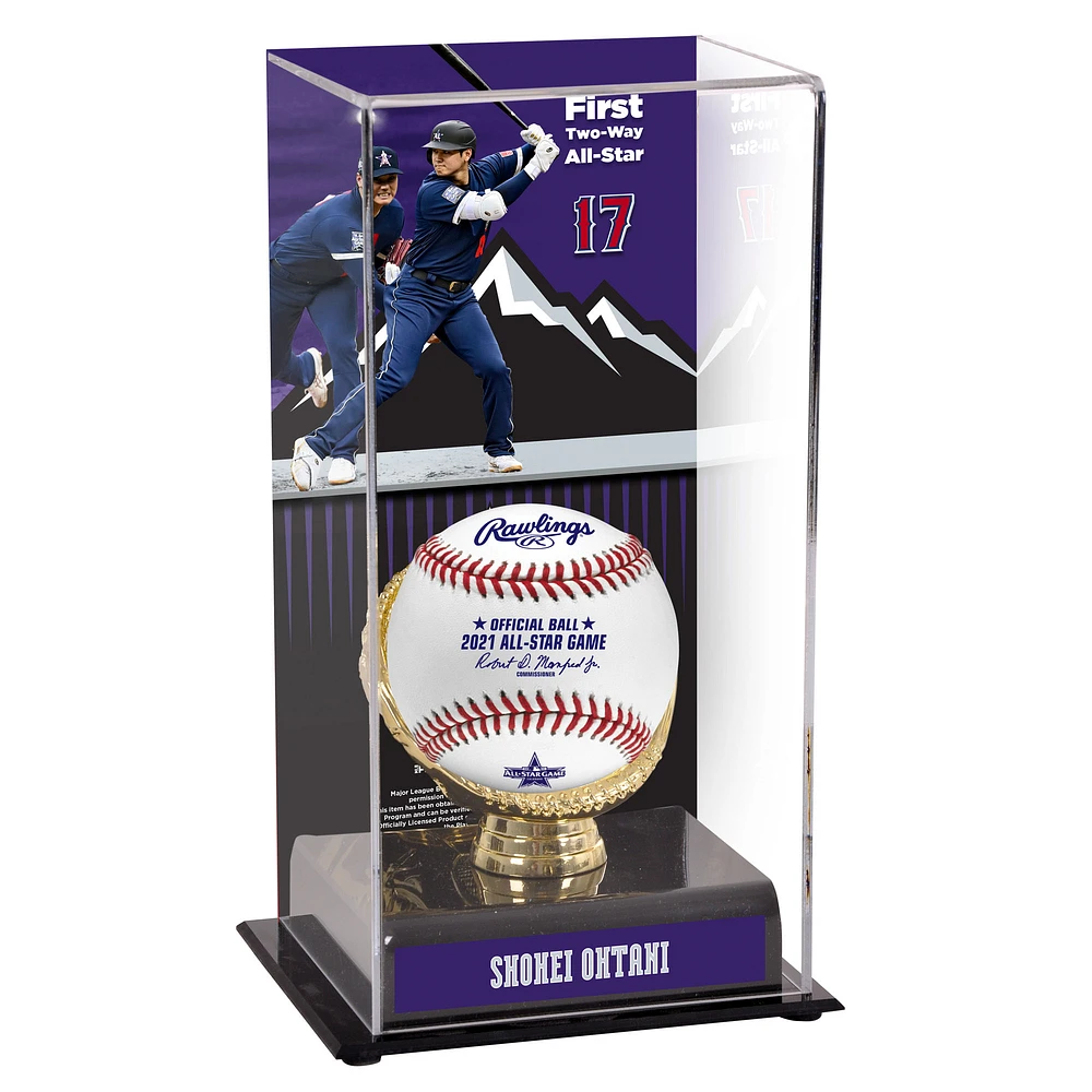 Shohei Ohtani Los Angeles Angels 2021 MLB All-Star Game First Two-Way All-Star Display Case with Image