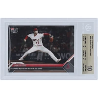 Shohei Ohtani Los Angeles Angels 2023 Topps Now 1st Player In MLB History With 40 HR & 10 Wins #683 BGS Authenticated 10 Card - 10,9.5,10,10 Subgrades
