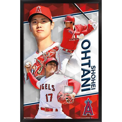 Shohei Ohtani Los Angeles Angels 24.25'' x 35.75'' Framed Players Poster
