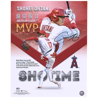 Fanatics Authentic Shohei Ohtani Los Angeles Angels Framed 5-Photo Collage with A Piece of Game-Used Baseball