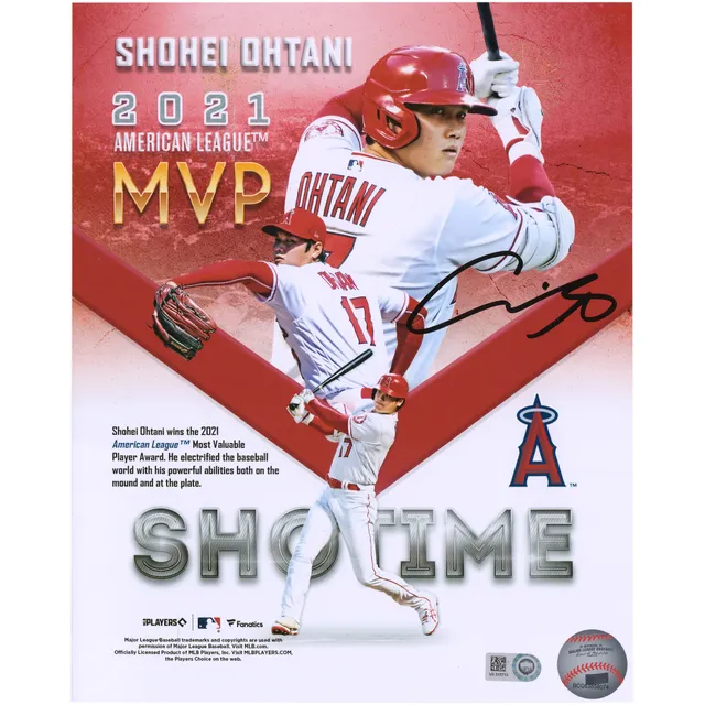 Autographed Los Angeles Angels Shohei Ohtani Fanatics Authentic Majestic Red  Authentic Jersey