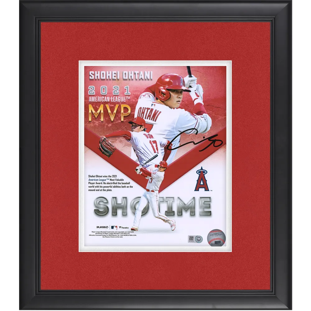 Shohei Ohtani Los Angeles Angels Fanatics Authentic 2021 AL MVP