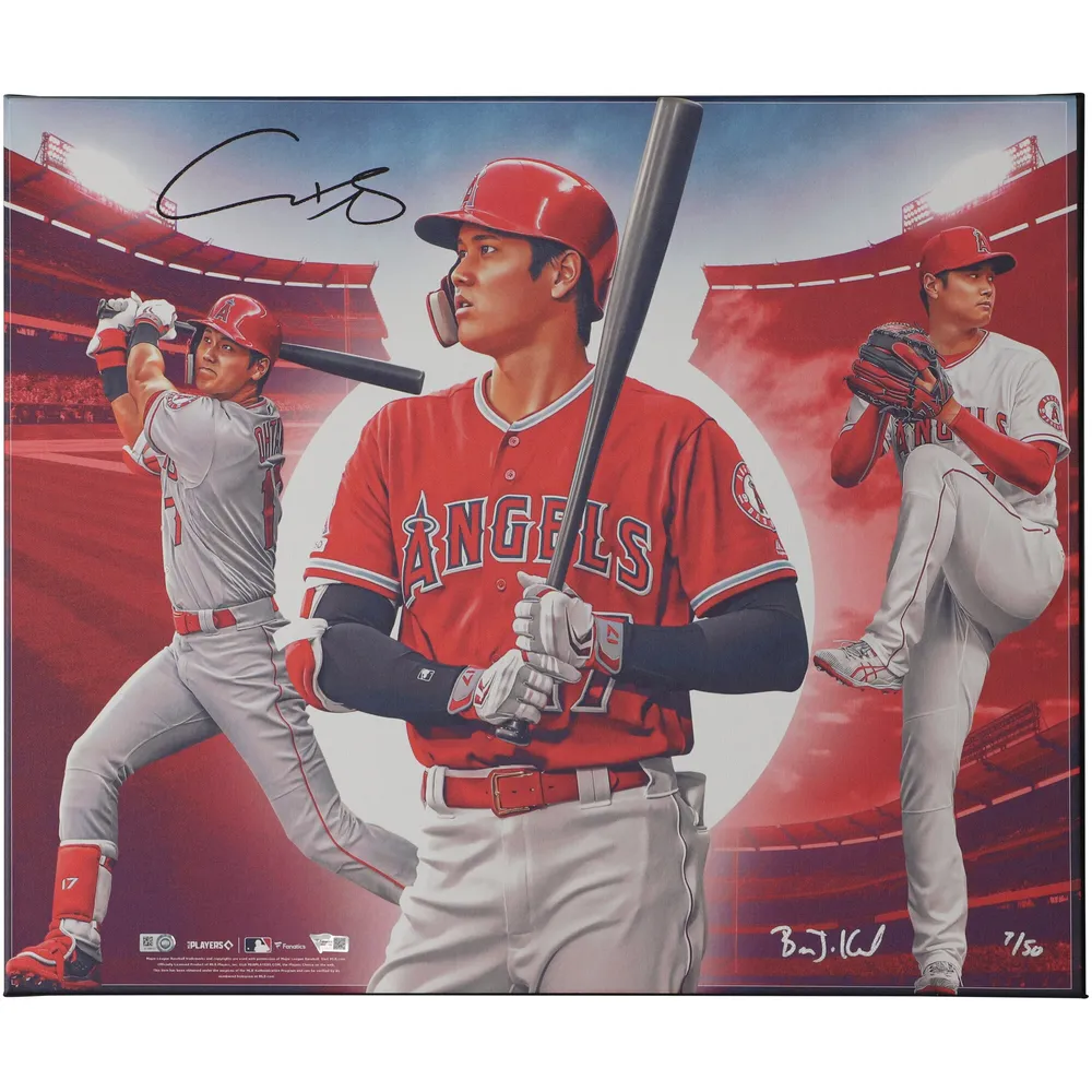 Autographed Los Angeles Angels Shohei Ohtani Fanatics Authentic 2021 MLB All -Star Game Logo Baseball