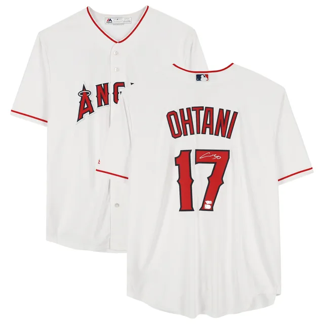 Men's Los Angeles Angels Shohei Ohtani Fanatics Branded Red 2021 AL MVP  T-Shirt