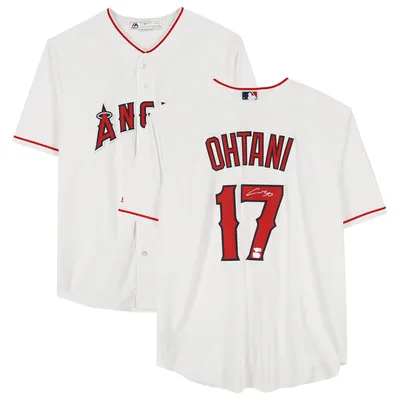 Shohei Ohtani Los Angeles Angels Topps Autographed Majestic Replica Jersey  - Gray
