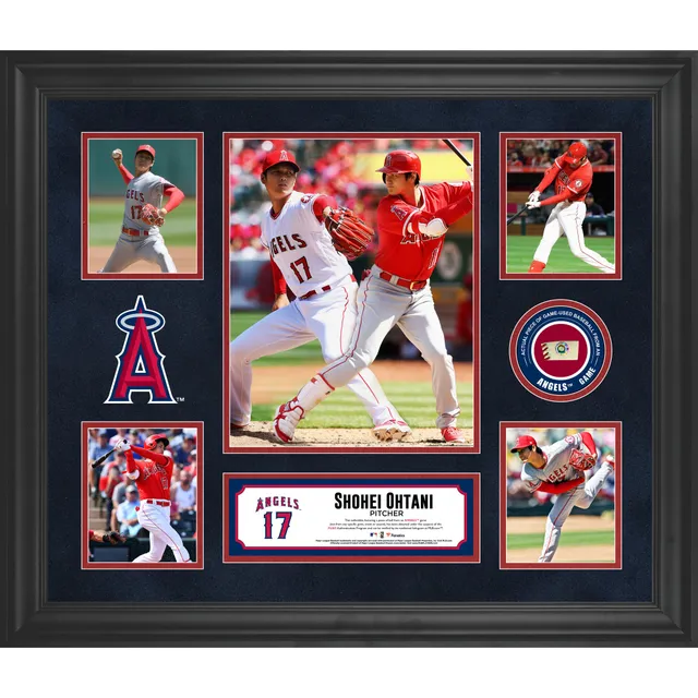 Clayton Kershaw Los Angeles Dodgers Framed 5-Photo Collage with Piece of Game-Used Ball